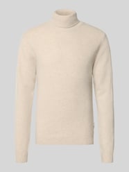 Slim fit coltrui van wolmix model 'Karl' van Casual Friday - 9