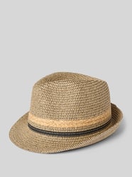 Strohhut mit Hutband Modell 'TRILBY' von Müller Headwear - 1