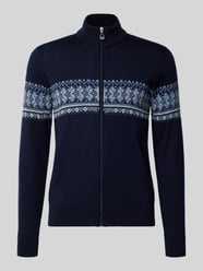 Gebreid jack met opstaande kraag en ritssluiting van Dale of Norway - 27