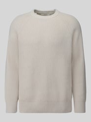 sweter z bawełny w kroju regular fit z czystej bawełny model 'BRAUN' od Selected - 42