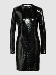 Knielanges Kleid mit Pailletten Modell 'Kiska' von HUGO Schwarz - 28