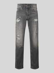 Straight Fit Jeans im Used-Look Modell 'Grover' von Replay - 12