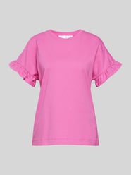 T-Shirt mit Rundhalsausschnitt Modell 'CECILIEE' von Selected Femme Pink - 25