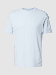 T-Shirt mit Label-Print von Marc O'Polo Blau - 28