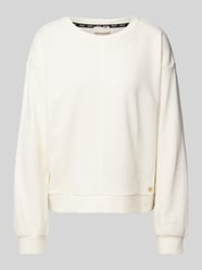 Sweatshirt mit gerippten Abschlüssen von LIU JO SPORT Beige - 7