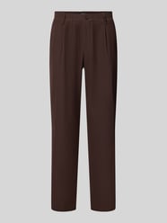 Relaxed Fit Bundfaltenhose mit Logo-Detail Modell 'Lui' von Strellson - 27