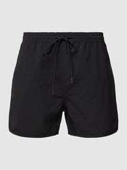 Badehose mit Label-Patch Modell 'RUNE' von Carhartt Work In Progress Schwarz - 39