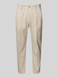 Hose mit Bügelfalte und elastischem Bund Modell 'CHASY' von DRYKORN Beige - 1
