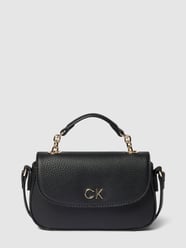 Umhängetasche mit Label-Applikation Modell 'RE-LOCK CROSSBODY' von CK Calvin Klein Schwarz - 39
