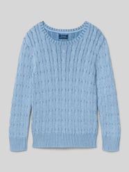 Regular Fit sweter dzianinowy z czystej bawełny od Polo Ralph Lauren Kids - 27