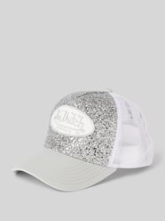 Trucker Cap mit Label-Patch Modell 'TRUCKER NEW YORK' von Von Dutch Grau - 22