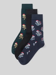 Socken mit weihnachtlichem Skelettmotiv im 3er-Pack von JACK & JONES - 21