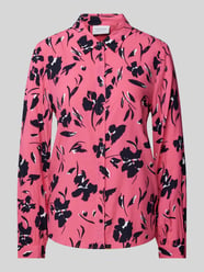 Bluse mit floralem Print von comma Casual Identity Pink - 33