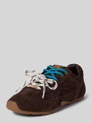 Sneakersy z naturalnej skóry z detal z logo model „Asiel” od Steve Madden - 31