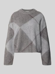 Pullover aus Alpaka-Woll-Mix mit Rippabschlüssen Modell 'Pargyle' von OPUS - 44