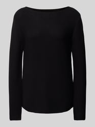 Regular Fit Strickpullover aus Baumwolle von Marc O'Polo Schwarz - 11