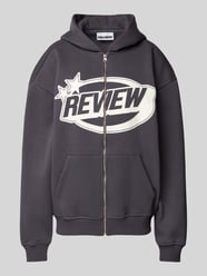 Sweatjacke mit Kapuze von Review Grau - 8