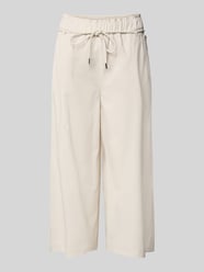 Culotte mit elastischem Bund und Bindegürtel von Marc Cain Beige - 19