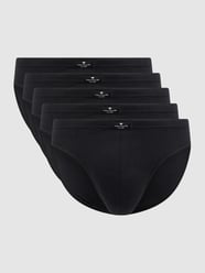 Slip aus Baumwolle im 5er-Pack  von Tom Tailor Schwarz - 29