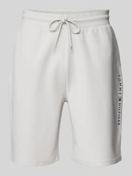 Sweatshorts mit Label-Print von Tommy Hilfiger Grau - 9