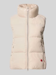 Steppweste mit Stehkragen Modell 'NEW CISME' von Frieda & Freddies Beige - 40