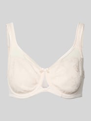 Beugelbeha van kant en microvezels van LASCANA Beige - 35