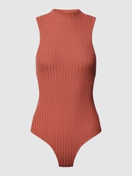 Body mit Strukturmuster von URBAN CLASSICS Orange - 7