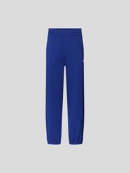 Sweathose mit Label-Print von MSGM Blau / Türkis - 4