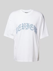 Oversized T-Shirt mit Rundhalsausschnitt von REVIEW Weiß - 23