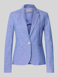 Regular Fit Blazer aus Leinen-Mix mit Paspeltaschen von Christian Berg Woman Selection - 17