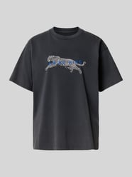T-Shirt mit Leoparden-Motiv-Print von Anine Bing - 40