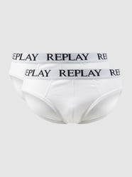 Slip mit Stretch-Anteil im 2er-Pack von Replay Underwear Weiß - 43