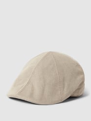 Schiebermütze mit Karomuster Modell 'SCHIEBER' von Müller Headwear Beige - 4