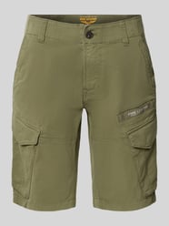 Slim Fit Cargoshorts mit Label-Print Modell 'NORDROP' von PME Legend - 3