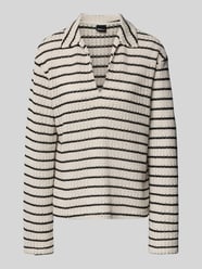 Sweter z dzianiny z dekoltem w serek od Gina Tricot - 2