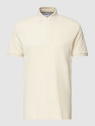 Poloshirt mit Label-Print Modell 'Paul' von Baldessarini Weiß - 35