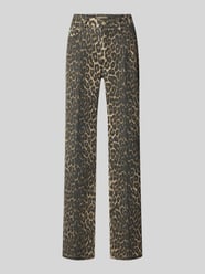 Wide fit jeans met 5-pocketmodel van MAC Beige - 18