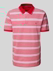 Regular Fit Poloshirt mit Logo-Stitching von Fynch-Hatton - 38