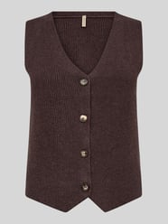 Regular fit bodywarmer van viscosemix model 'KANITA' van Soyaconcept - 26