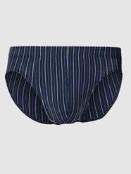 Slip mit Streifenmuster von Schiesser Blau - 6