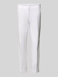 Jeansy o kroju slim fit z utrwalonymi wykończeniami nogawek model 'Stella' od CAMBIO - 43