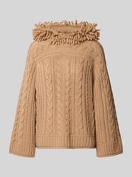 Wollpullover mit Zopfmuster von Marc Cain - 30