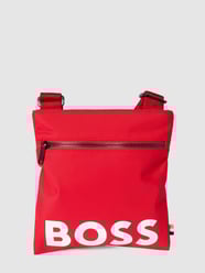 Schoudertas met labelprint van BOSS Rood - 24