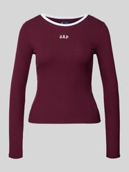 Bluzka z długim rękawem z wyhaftowanym logo od GAP - 18