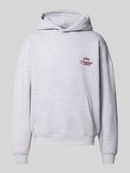 Relaxed Fit Hoodie aus Baumwoll-Mix mit Label-Stitching von PROHIBITED - 45