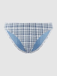 Bikini-Hose aus Seersucker Modell 'Eli' von Becksöndergaard Blau - 46