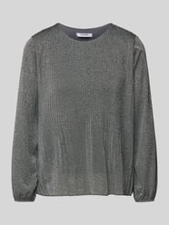 Blusenshirt mit Rundhalsausschnitt von ZABAIONE Grau - 35