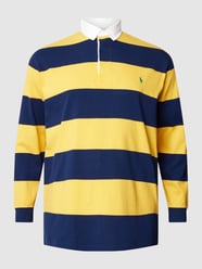 PLUS SIZE Poloshirt mit Label-Stitching Modell 'RUGBY' von Polo Ralph Lauren Big & Tall Gelb - 29