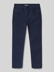 Jeansy o kroju slim fit z bawełną od s.Oliver RED LABEL - 4