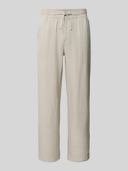 Linnen broek met elastische band van MCNEAL Beige - 6